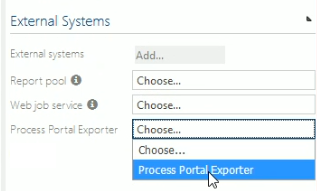 choose external system