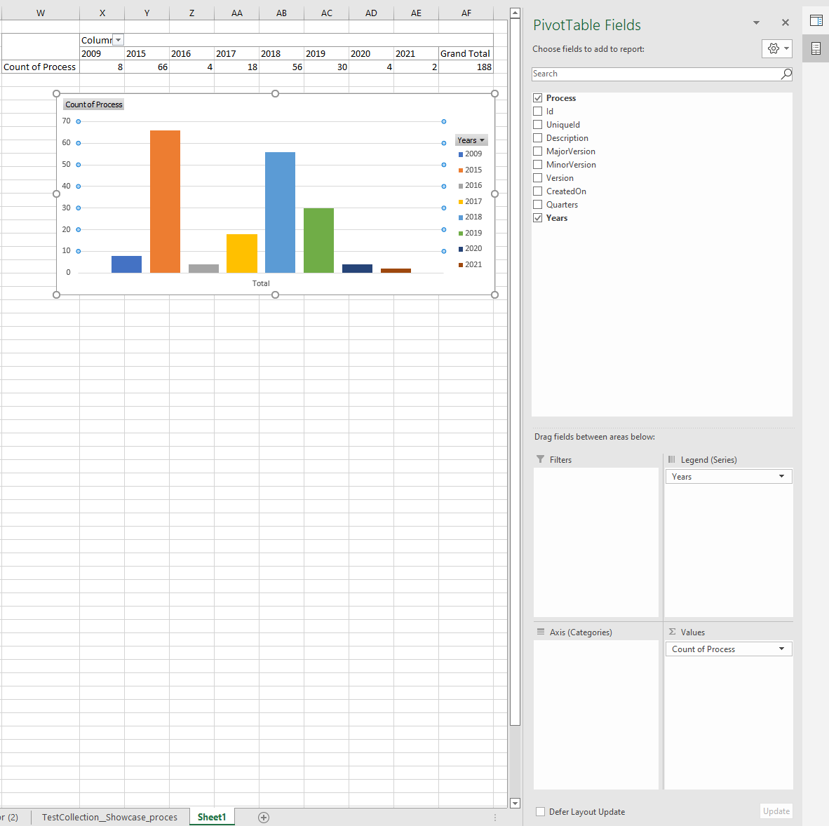 Create your first ODS2 report in excel