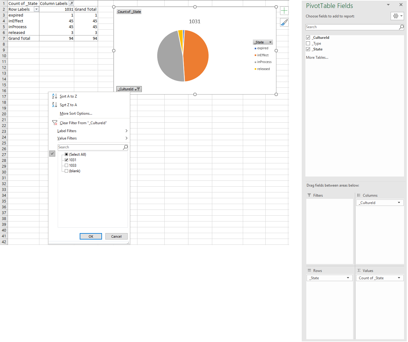 Create your first ODS2 report in excel